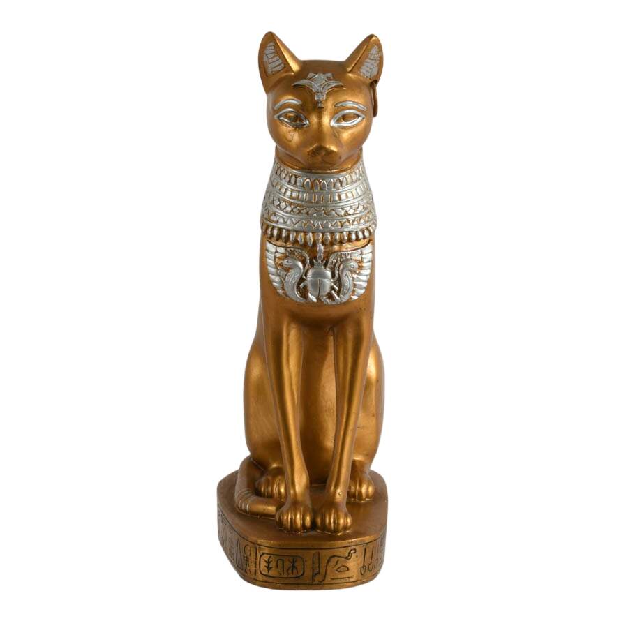 Egyptian Goddess Bastet Resin Figurine-1