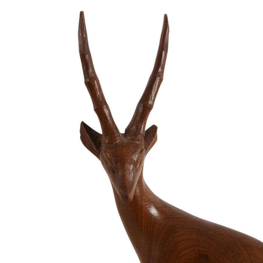 Trio of Wooden African Animals-7