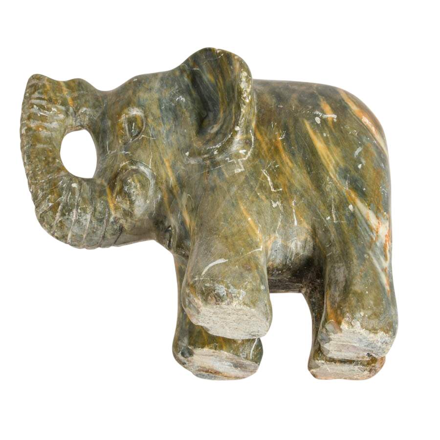 Hand-Carved Stone Elephant-7