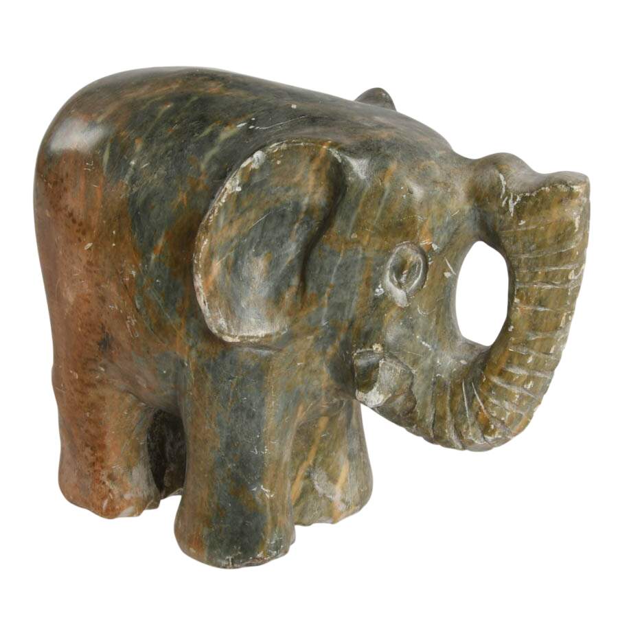 Hand-Carved Stone Elephant-4