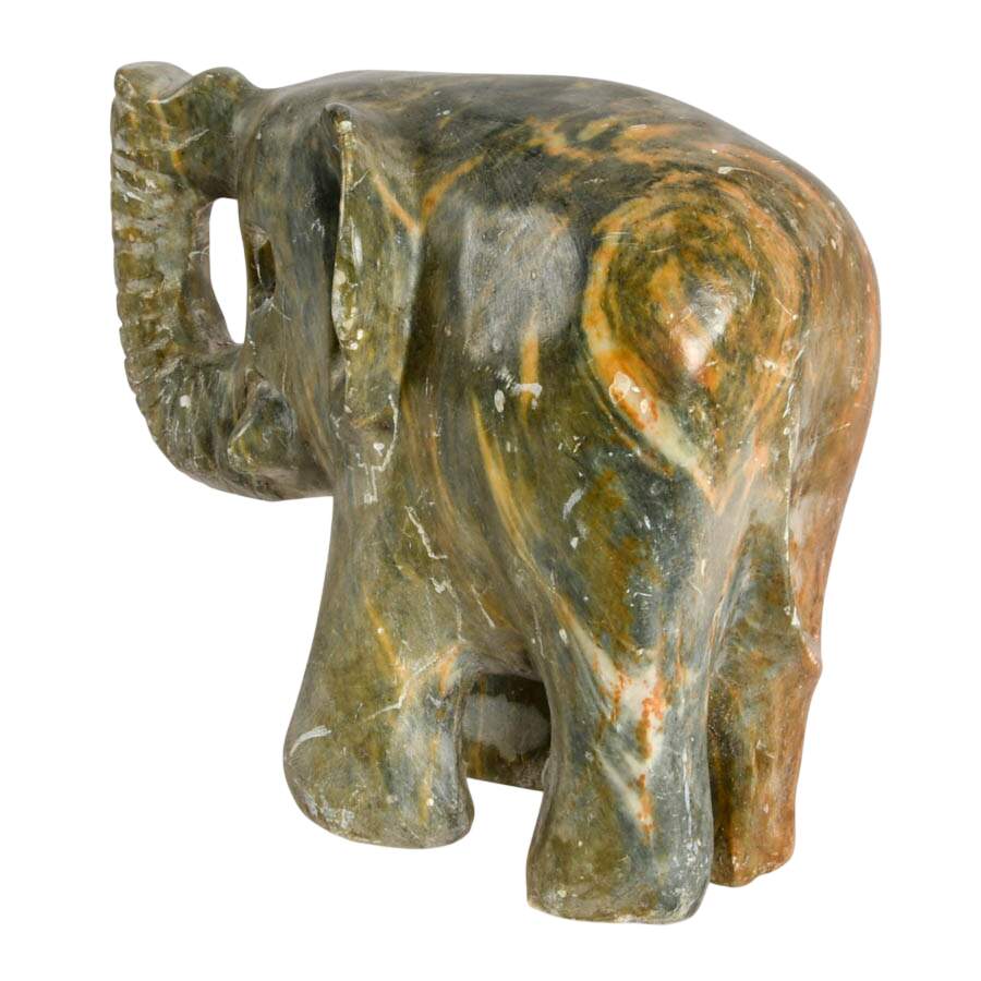 Hand-Carved Stone Elephant-2