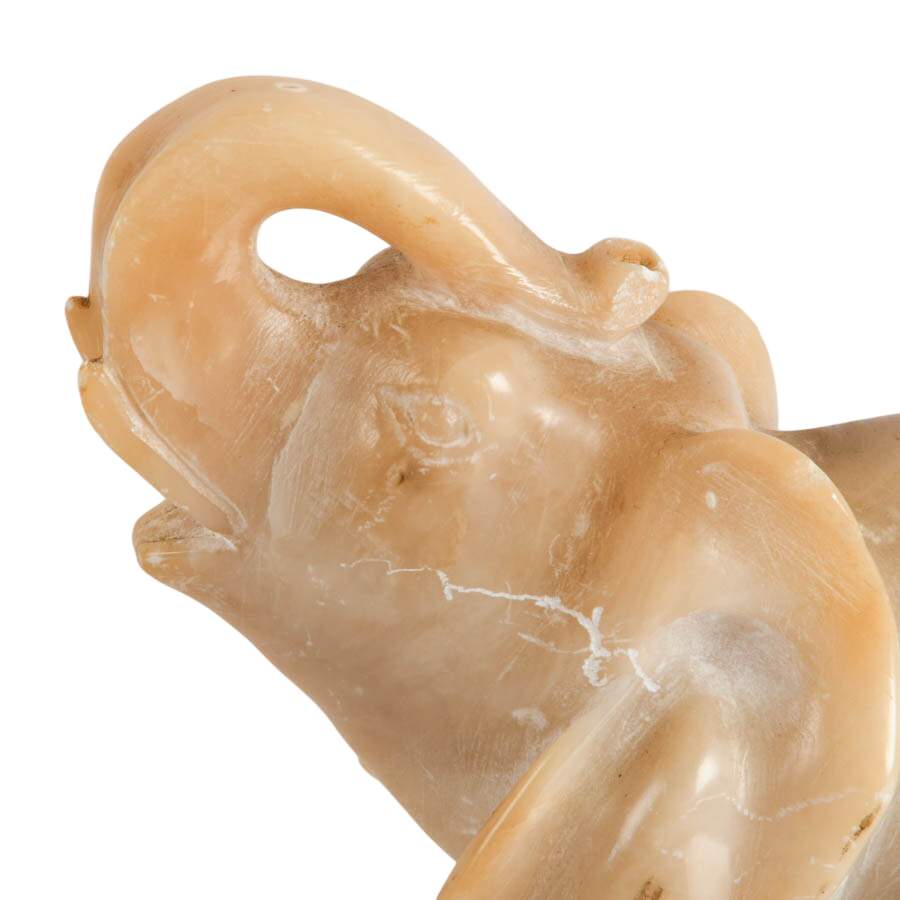 Alabaster Carved Elephant-2
