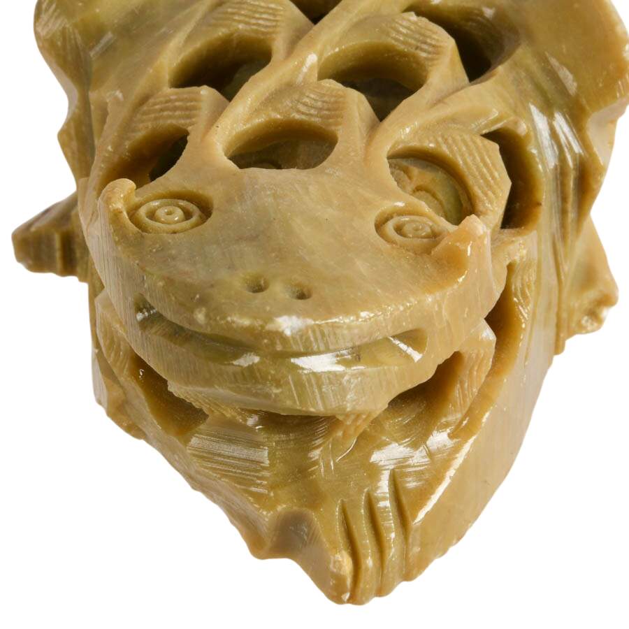 Pair of Soapstone Carved Animals-3