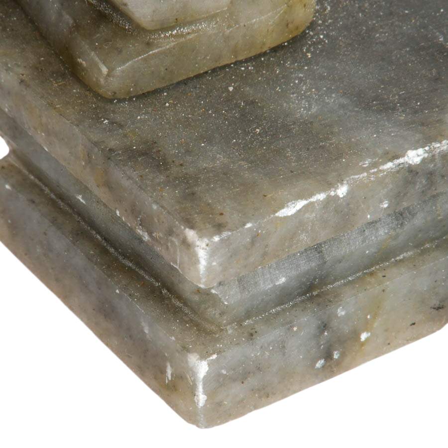 Pair of Carved Marble Horses-8