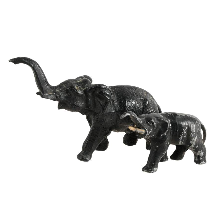 Grouping of Metal Elephant Herd-8