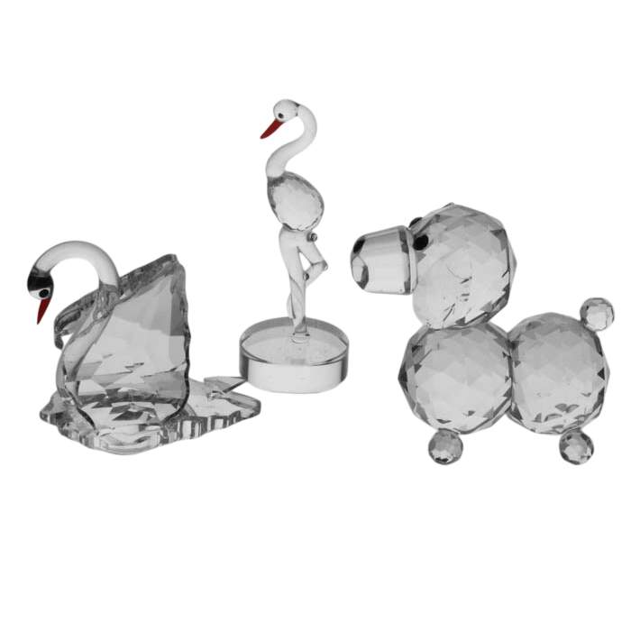 Thirteen-Piece Crystal Animal Menagerie Collection-4