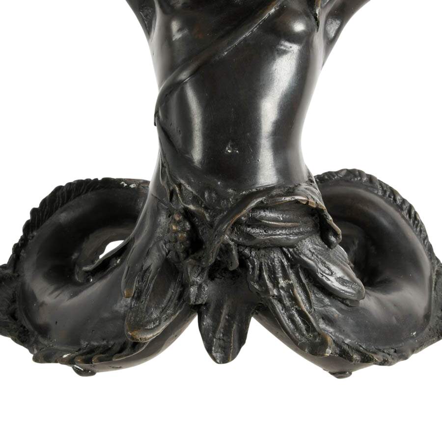 Single Bronze Putti Di Mare Figure-5
