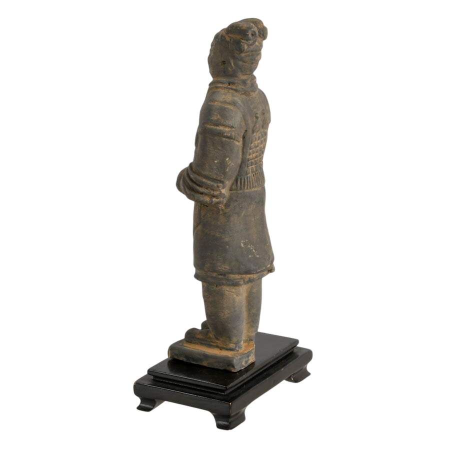 Chinese Terracotta Warrior Reproduction Statue on Base-6