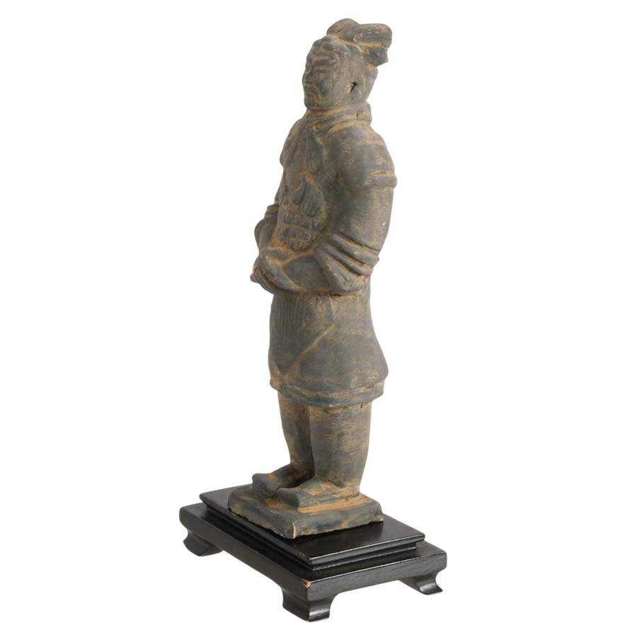 Chinese Terracotta Warrior Reproduction Statue on Base-5