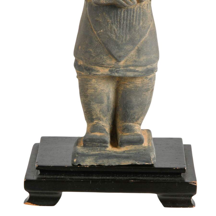 Chinese Terracotta Warrior Reproduction Statue on Base-4
