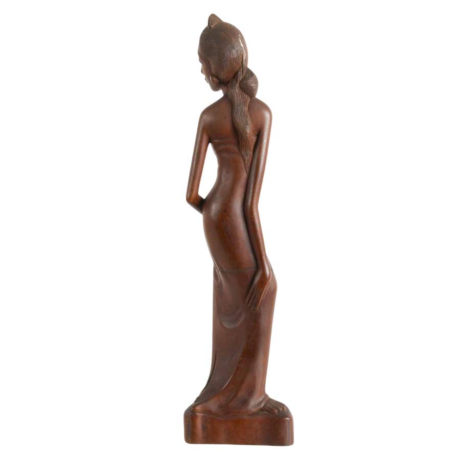 Hand-Carved Wooden Balinese Dancer-7