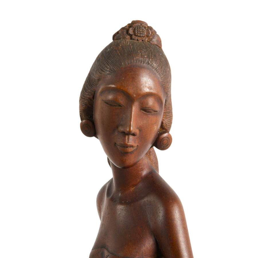 Hand-Carved Wooden Balinese Dancer-4
