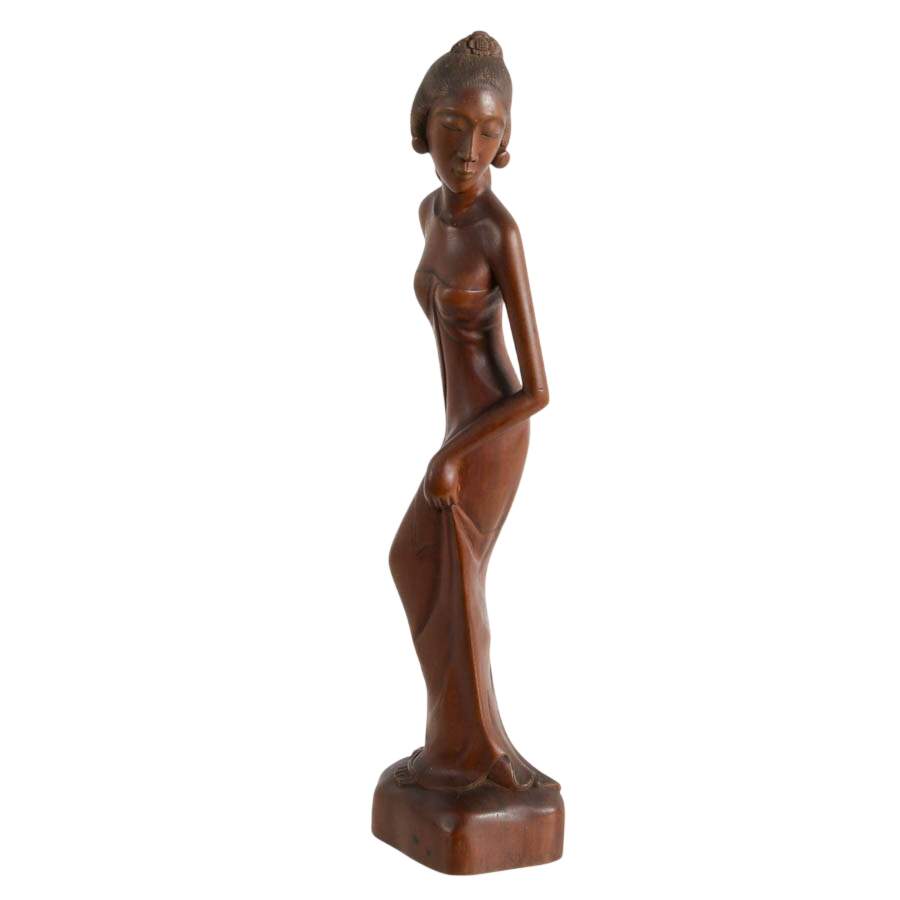 Hand-Carved Wooden Balinese Dancer-2