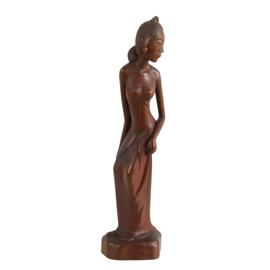 Hand-Carved Wooden Balinese Dancer-1