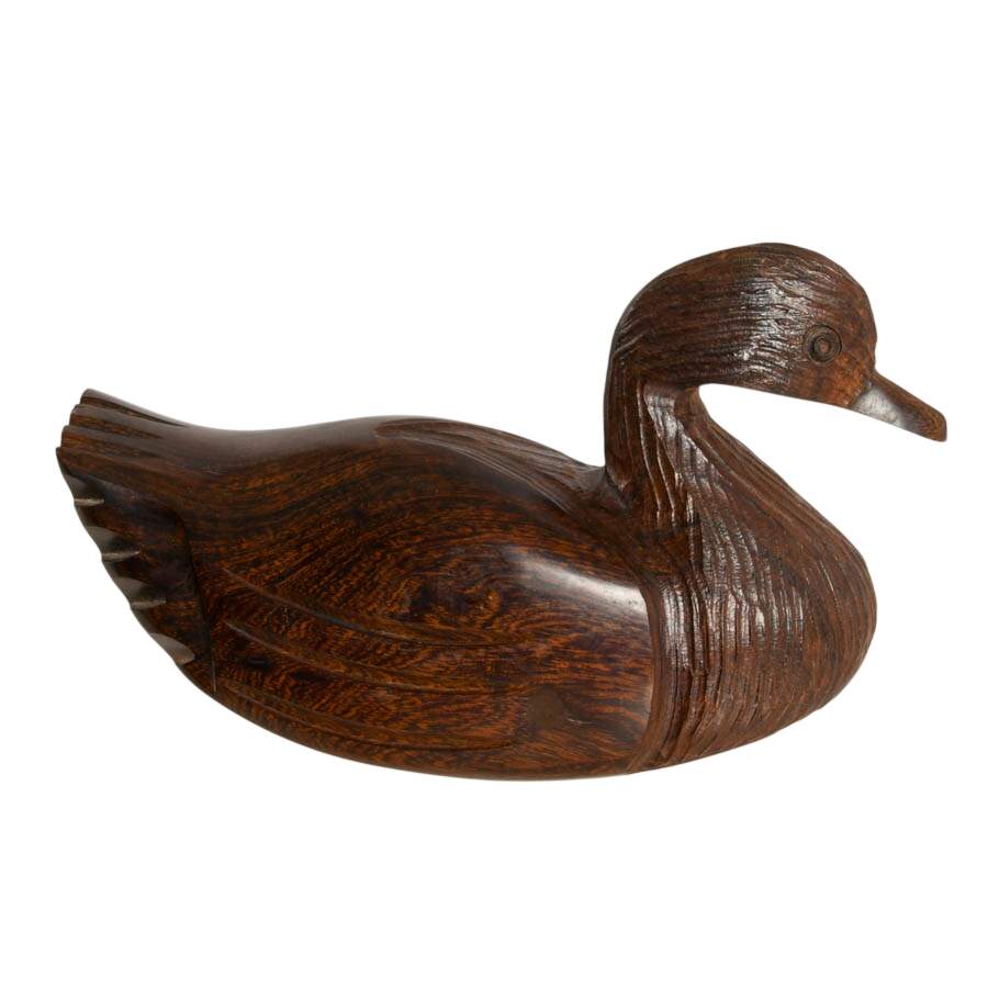 Hand-Carved Wooden Duck-4