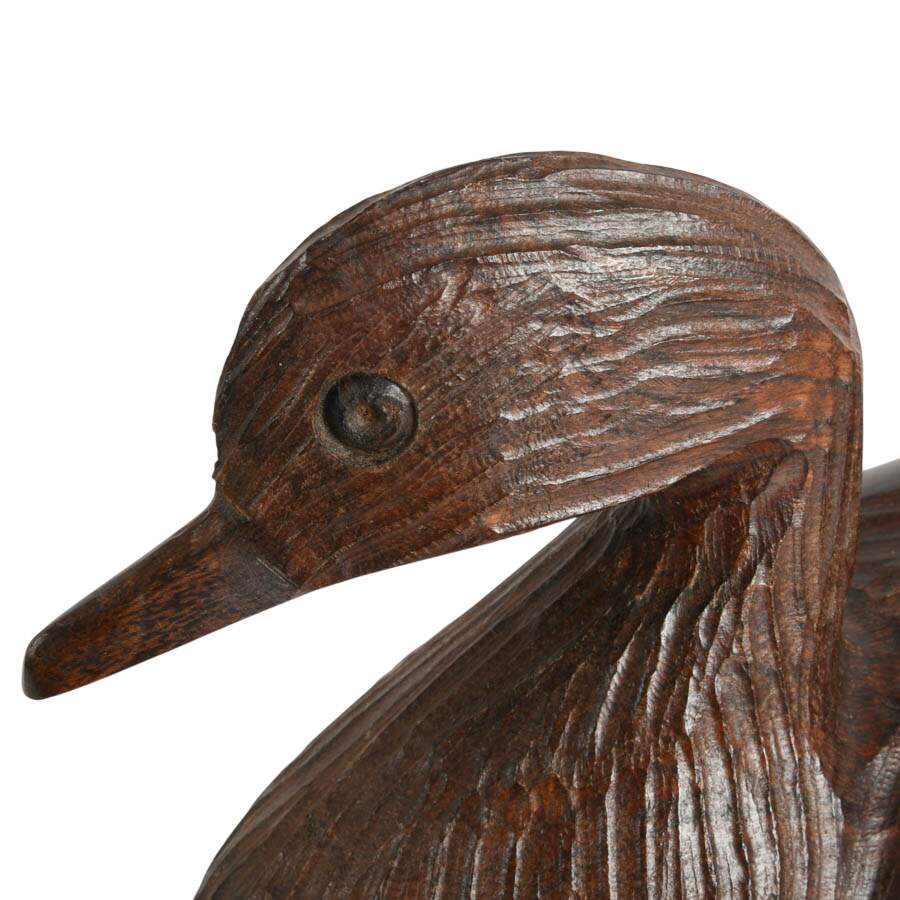 Hand-Carved Wooden Duck-2