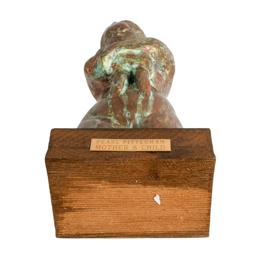 "Mother and Child" Resin Sculpture by Pearl Pitterman-10