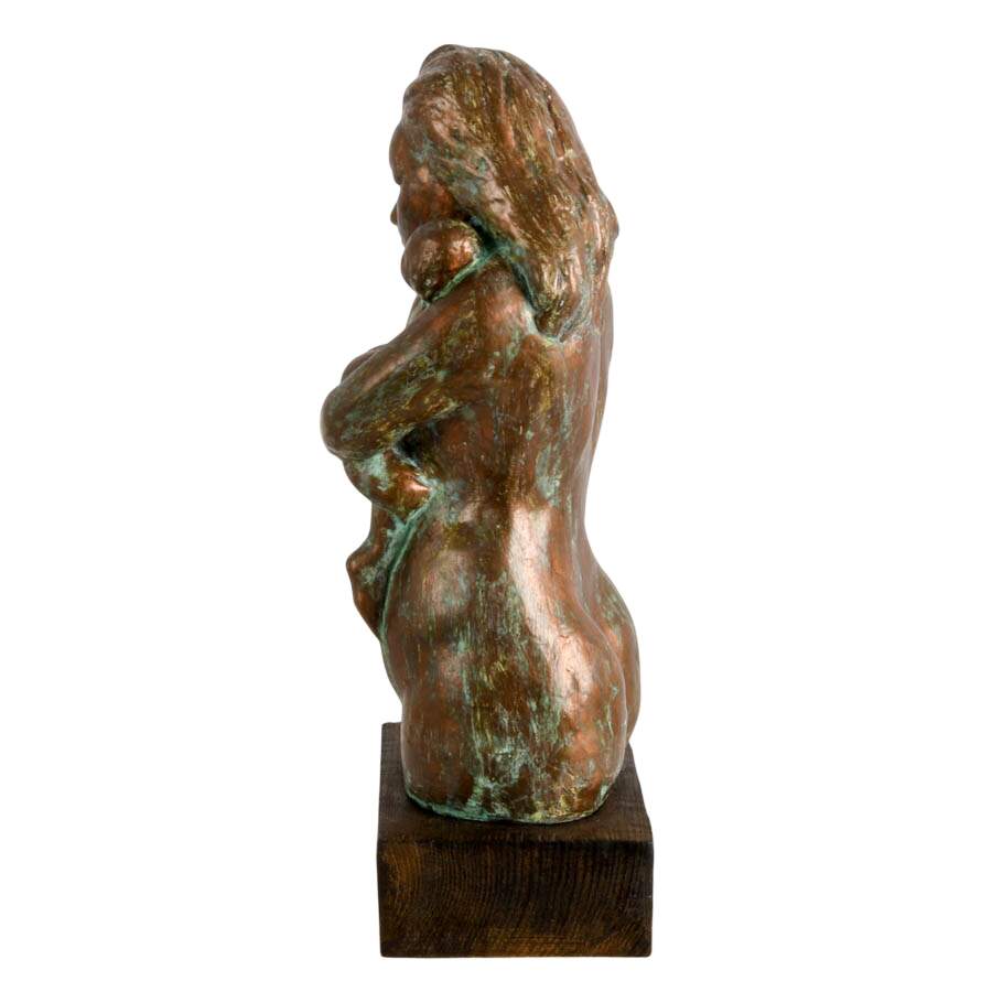 "Mother and Child" Resin Sculpture by Pearl Pitterman-6