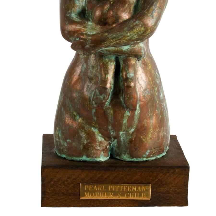"Mother and Child" Resin Sculpture by Pearl Pitterman-4