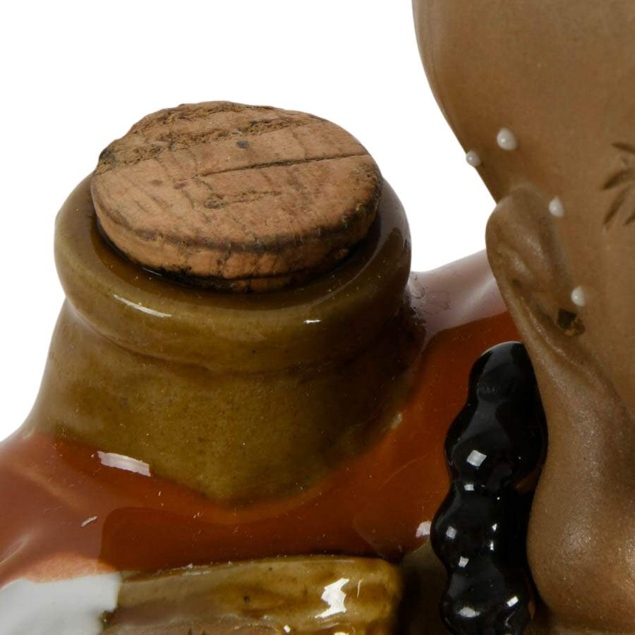 Sam Seng Wine Co. Qu Wine Laughing Buddha Ceramic Decanter-5