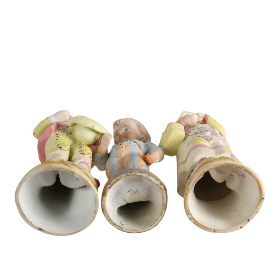 Three-Piece German Family Bisque Figures Set-10