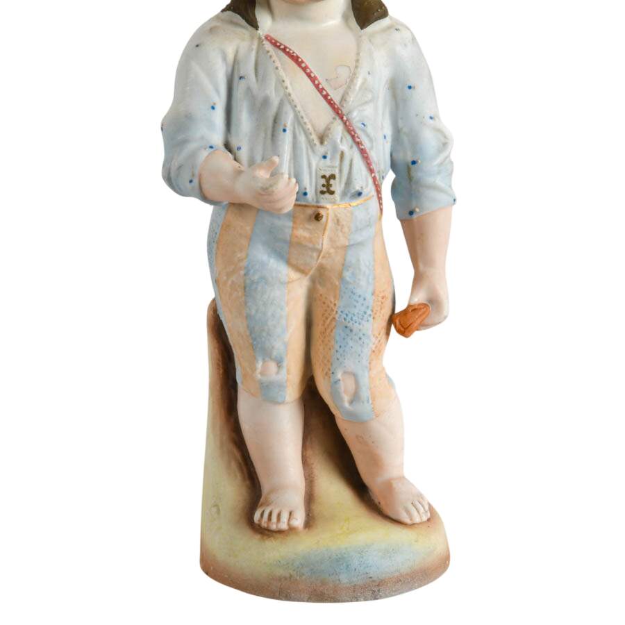 Three-Piece German Family Bisque Figures Set-8