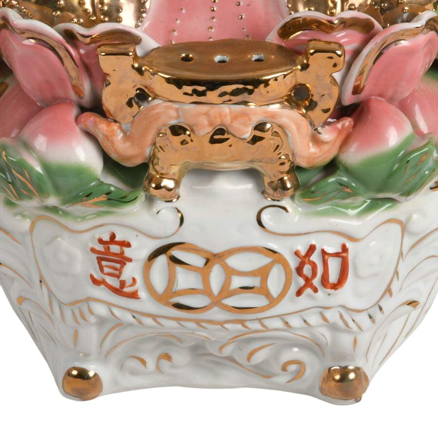Hand-Painted Porcelain Guanyin Altar Piece-4