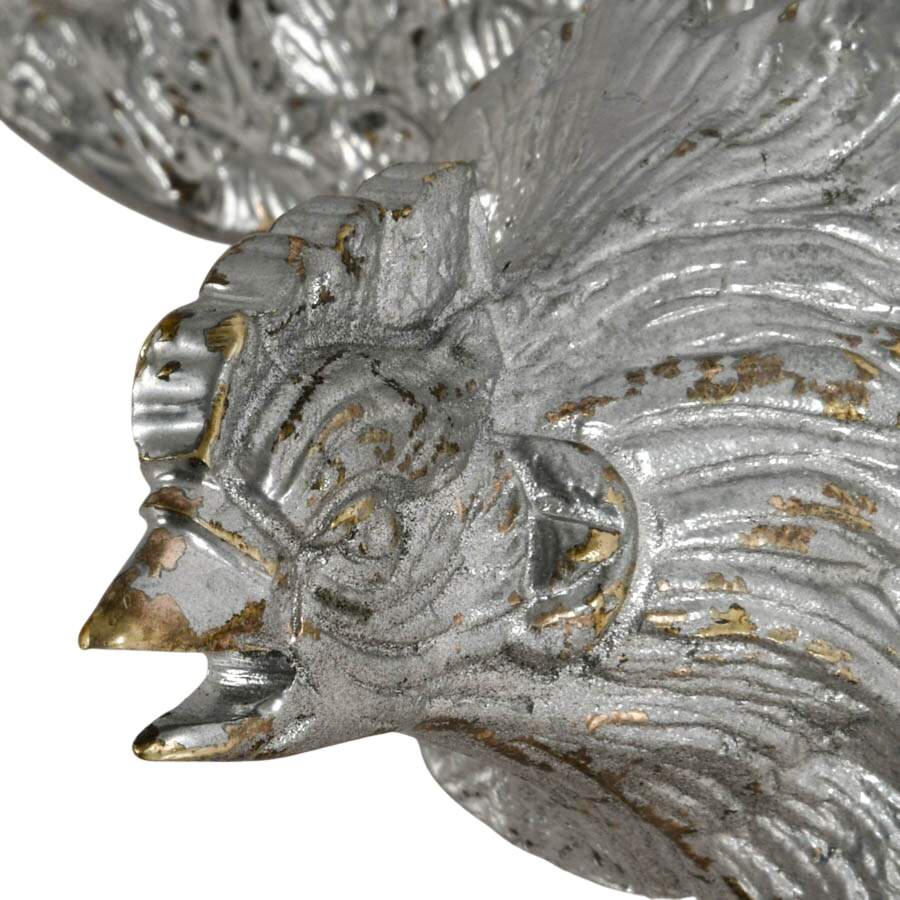 Pair of Cast Iron Fighting Roosters-10