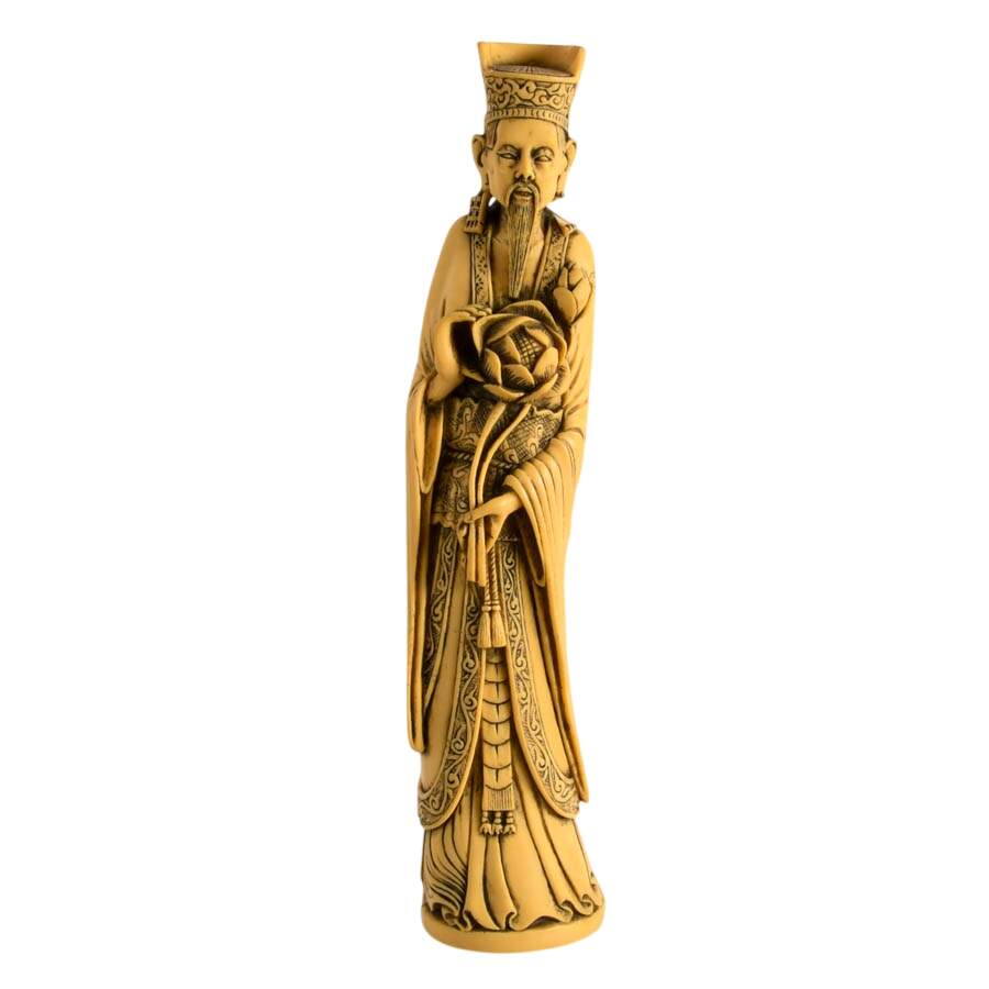 Chinese Deity Resin Figurine-1