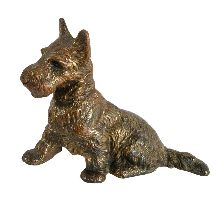 Trio of Metal Pets Figurines-12