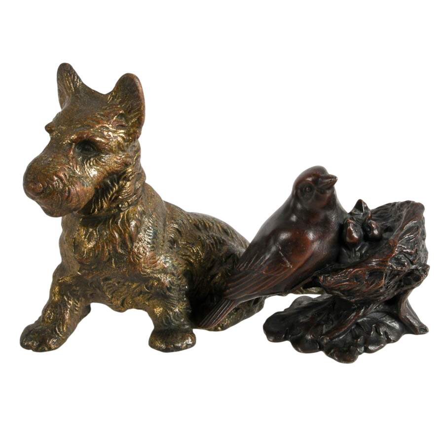 Trio of Metal Pets Figurines-9
