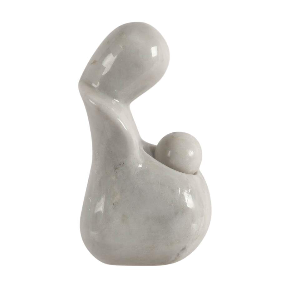 Abstract-Style Hand-Carved Marble Sculpture-5