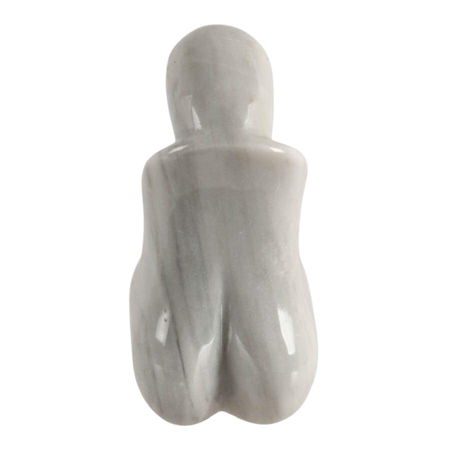 Abstract-Style Hand-Carved Marble Sculpture-4