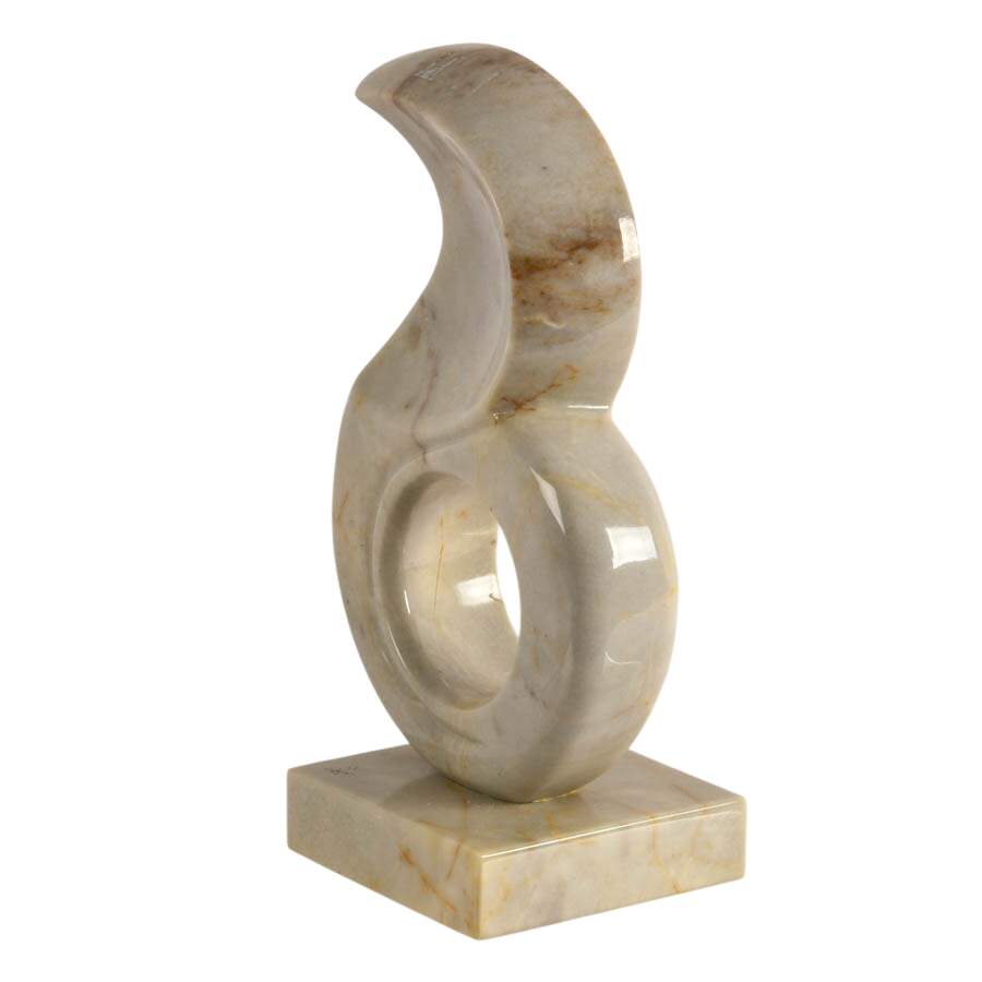 Contemporary Hand-Carved Marble Sculpture-5