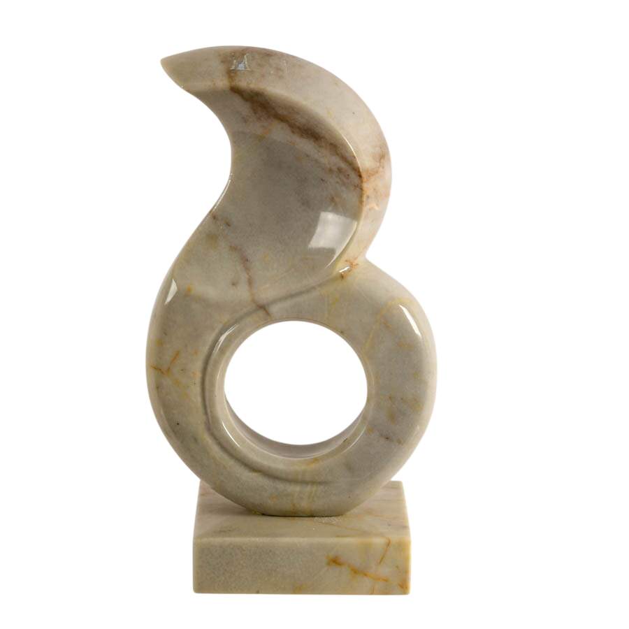 Contemporary Hand-Carved Marble Sculpture-4