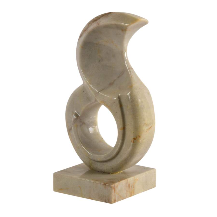 Contemporary Hand-Carved Marble Sculpture-2