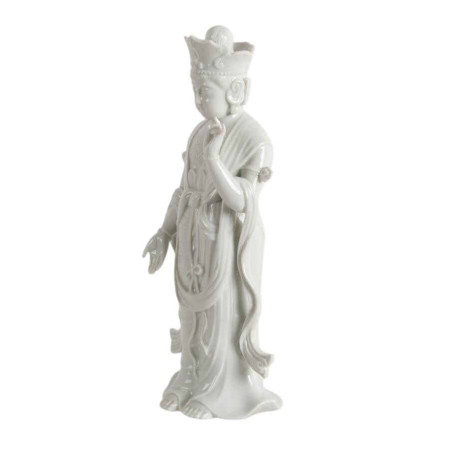 Blank de Chine Porcelain Guan Yin Figure-5