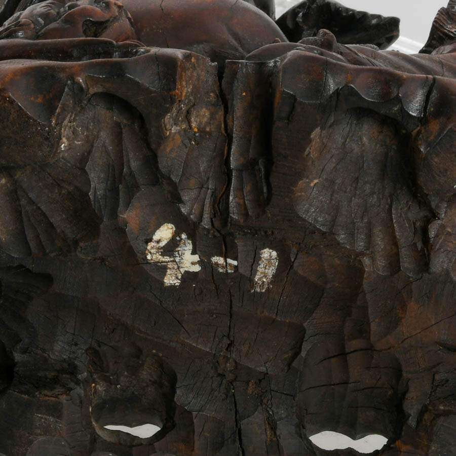 Hand-Carved Wooden Chinese Imperial Lion-8