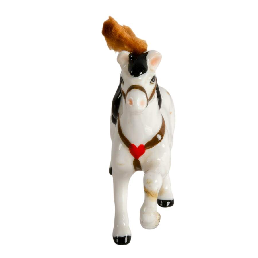 Trio of Miniature Horses Including Old Monrovia Hagen Renaker Circus Pony-4