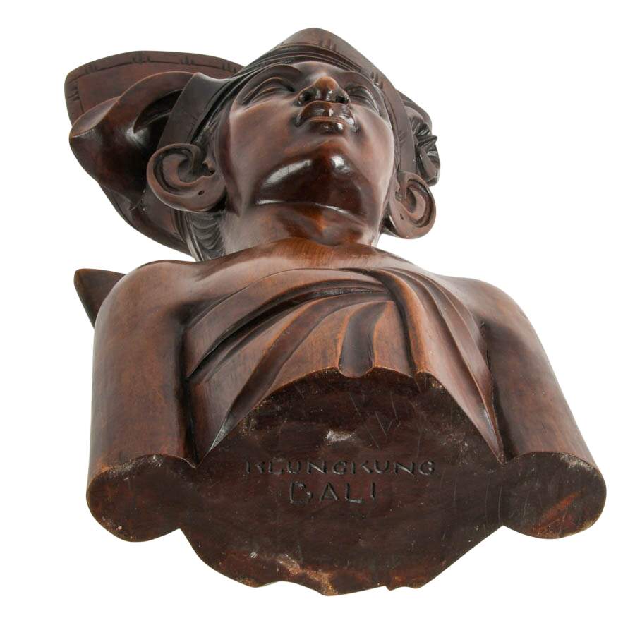 Carved Hardwood Balinese Klungkung Figure-9