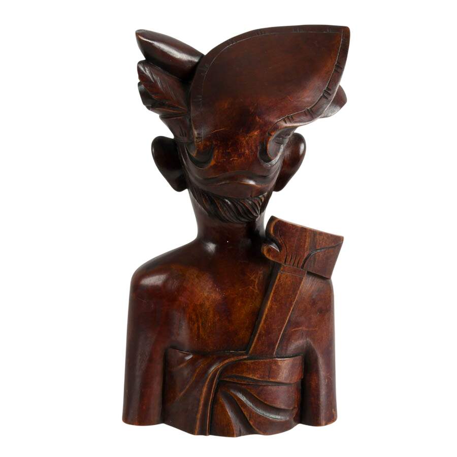 Carved Hardwood Balinese Klungkung Figure-6