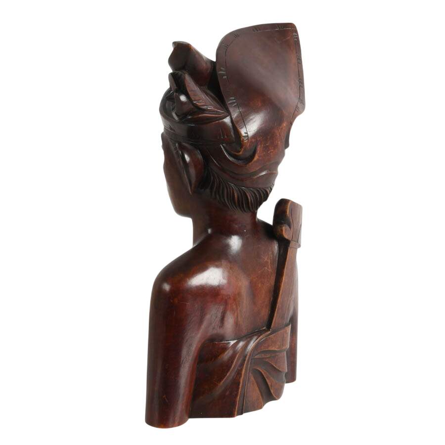 Carved Hardwood Balinese Klungkung Figure-5