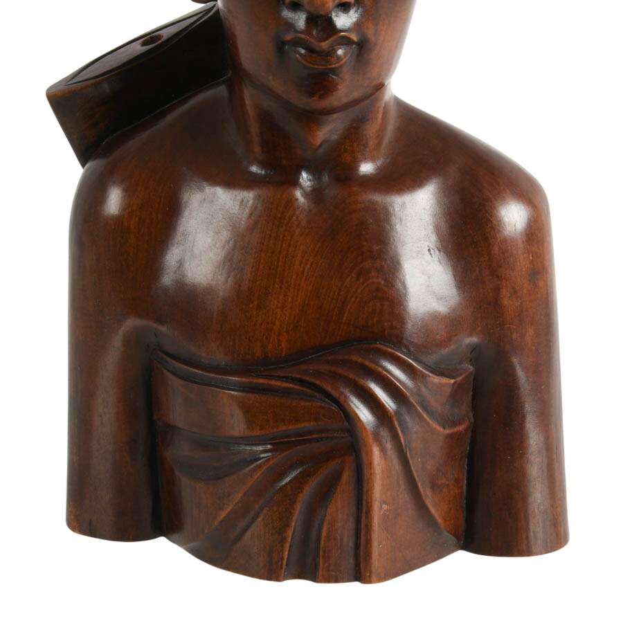 Carved Hardwood Balinese Klungkung Figure-3