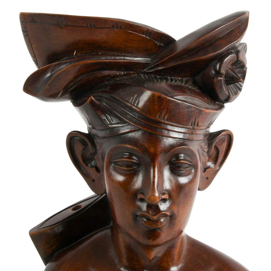 Carved Hardwood Balinese Klungkung Figure-2
