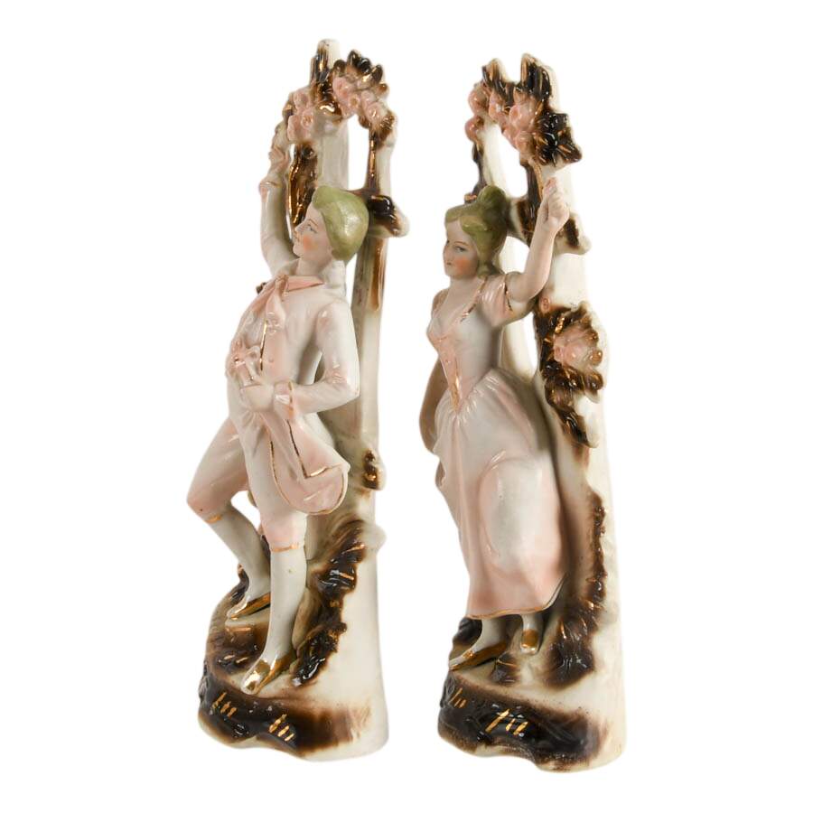 Pair of Antique German Bisque Figures-2