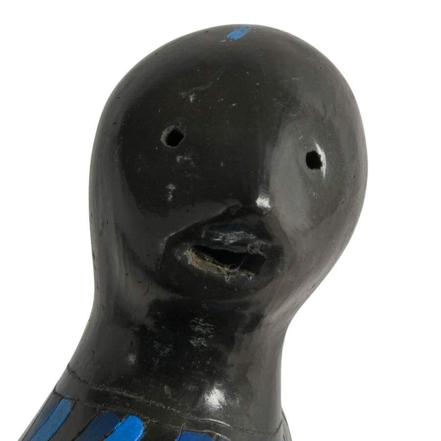 Manuel Felguérez Barra Abstract Geometric Pottery Boy Sitting Statue-4
