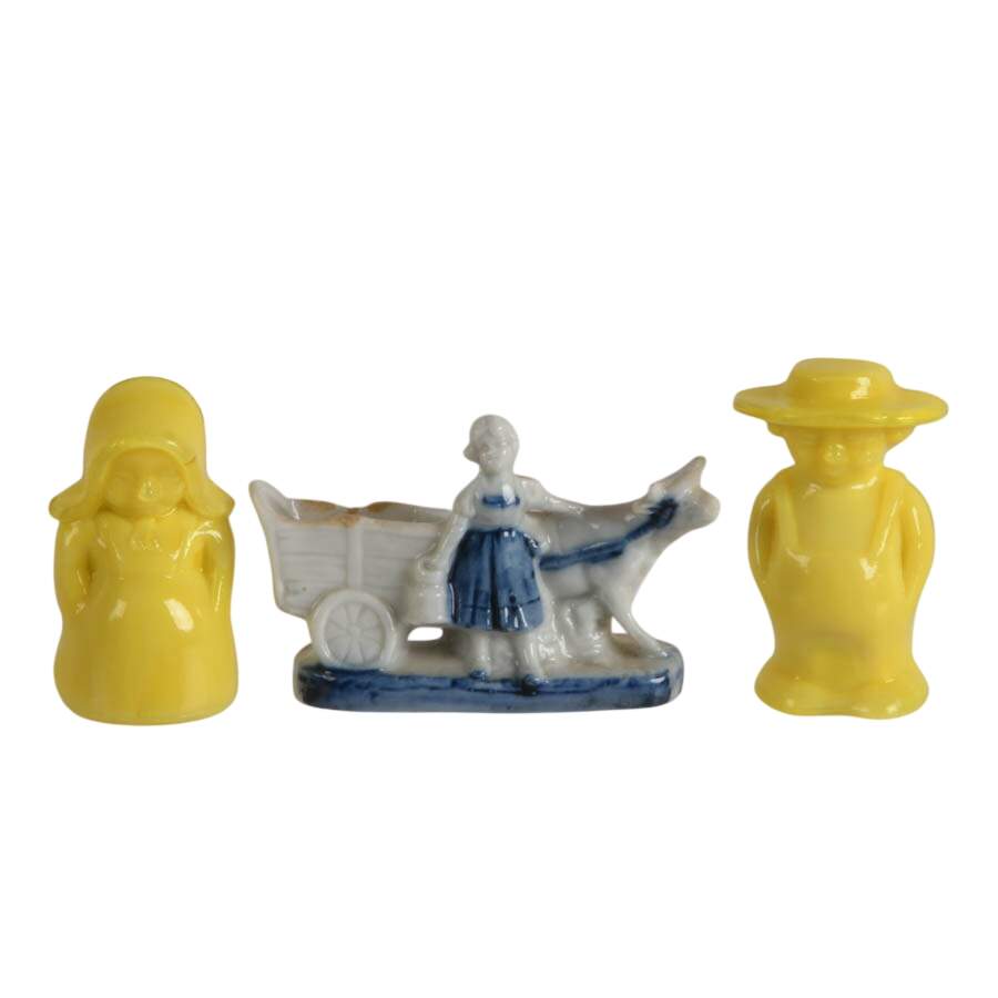 Collection of Dutch Girl Figurines with a Royal Holland Pewter Daalderop-6