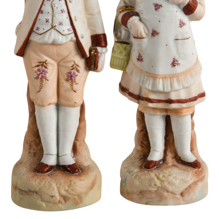 Antique Pair of German Bisque Siblings-3