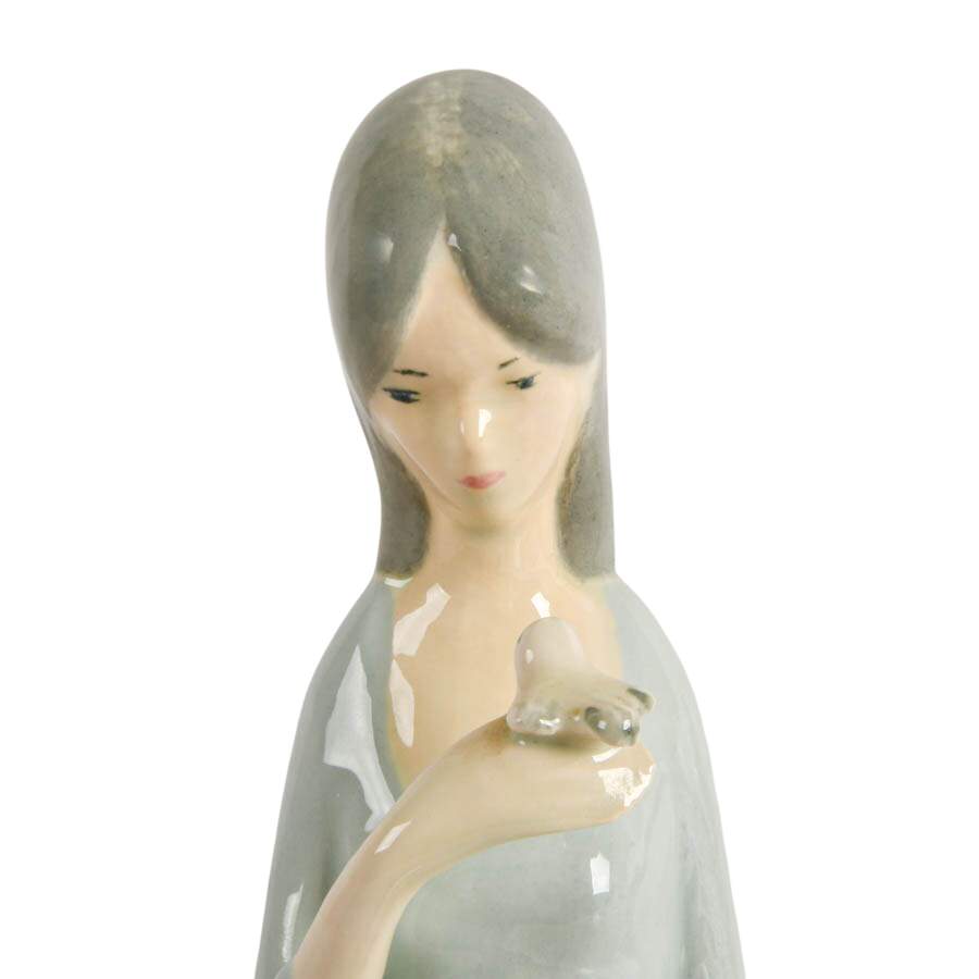 Grouping of Three Porcelain and Ceramic Women Figures-5