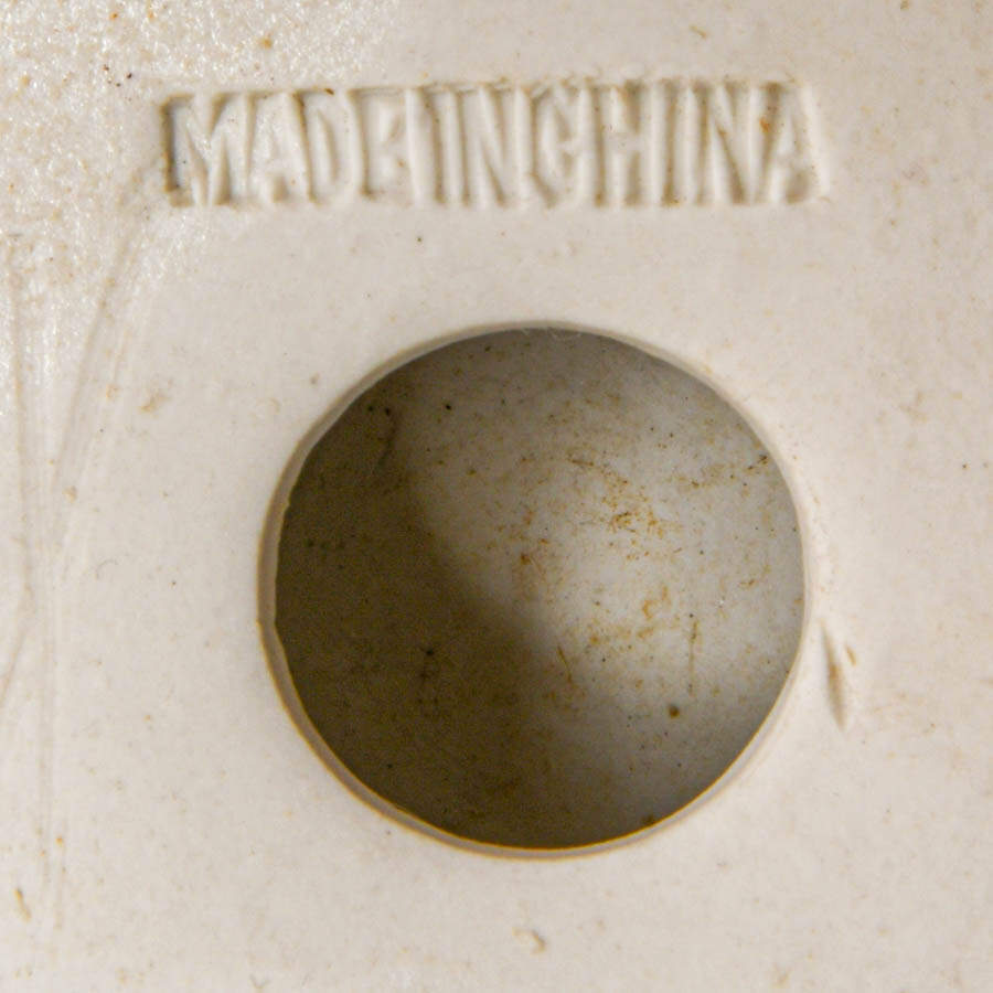 Blanc de Chine Figurine on Wooden Base-7